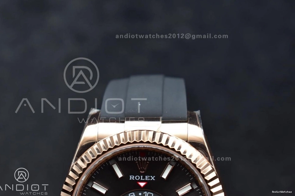 336235 RG A23J Edition 1:1 Sky-Dweller Best (Gain 1097 Weight) Strap Dial Grey FlexibleFit on Oyster-flex ZF 0804